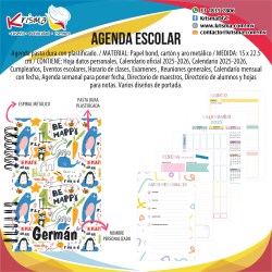 Agenda escolar alumnos Animales 1