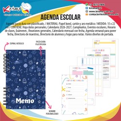 Agenda escolar alumnos Espacio