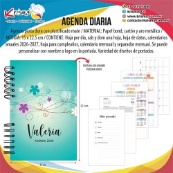 Agenda Flores Aqua