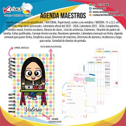 Agenda escolar maestros Miss