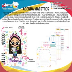 Agenda escolar maestros Miss