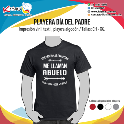 Playera Mis personas favoritas me llaman Abuelo