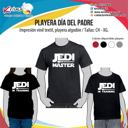 Playera Jedi master Jedi in training