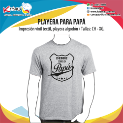 Playera Papá desde