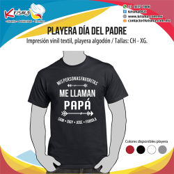 Playera Mis personas favoritas me llaman Papá
